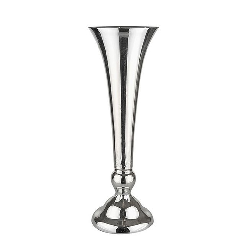 Trumpet Vase Silver 60Cm