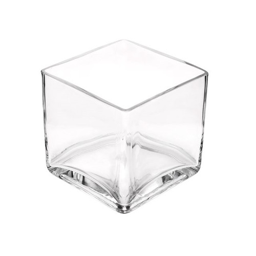 Cube Glass Vase 10.2Cm