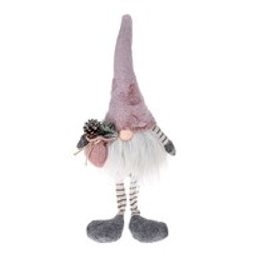 Gonk Sitting Pink And Grey 75Cm