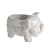 Ceramic Pot Pig 22.5cm