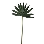 Fan Palm Stem Soft Touch Dark Green 68Cm