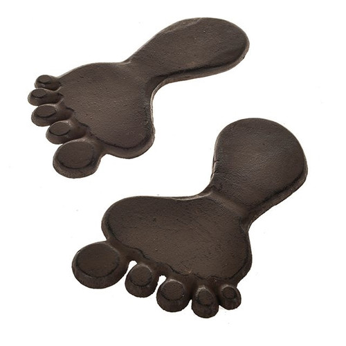 Cast Iron Large Footprint Ornament