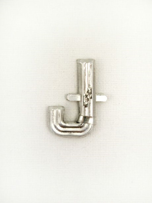 Letter Aluminium J X10