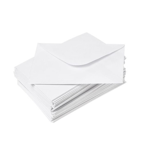Envelope White 75X110mm X100