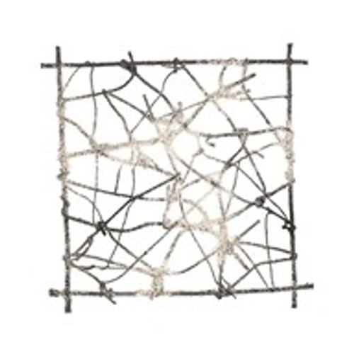 Frosted Net Frame 26Cm