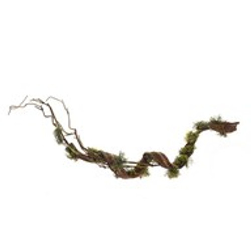 Twig Garland Wired With Moss
