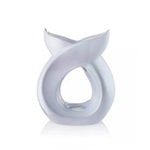 Ava May Pearlised White Cross Over Burner in FSC Box - FSC Mix Credit