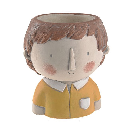 Boy Planter 16.5Cm