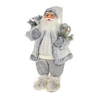 Winter White Santa Standing 61Cm