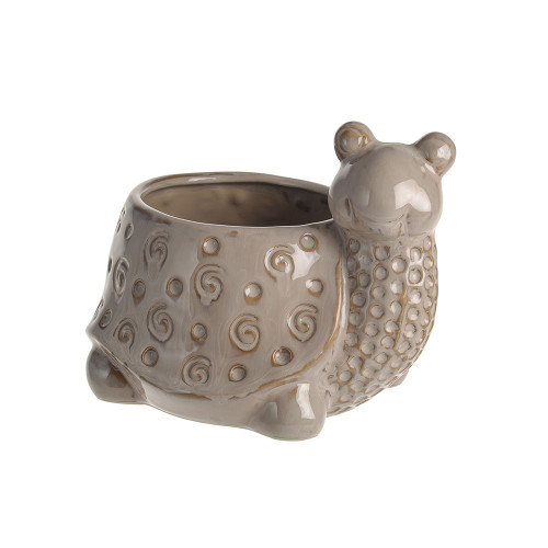 Ceramic Pot Tortoise 18cm
