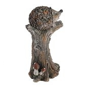 Hedgehog on a tree stump 25x17x45cm