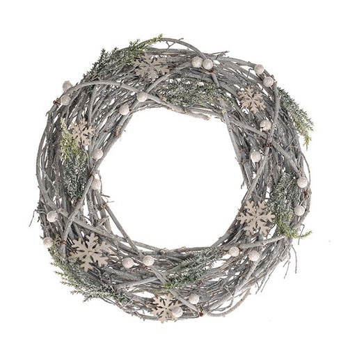 Frost Wreath 36Cm