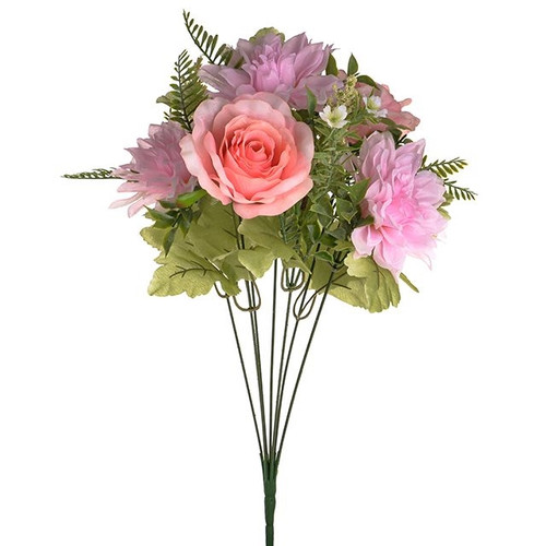 Flora Rose And Dahlia Bush Pink