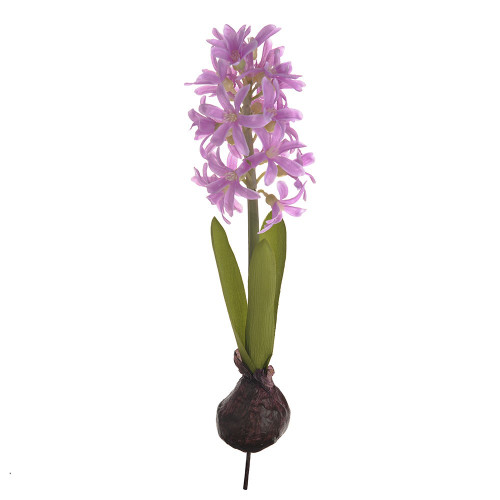 HYACINTH ON BULB PINK 34CM