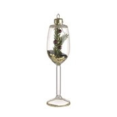 Glass Goblet Ornament 14x4Cm