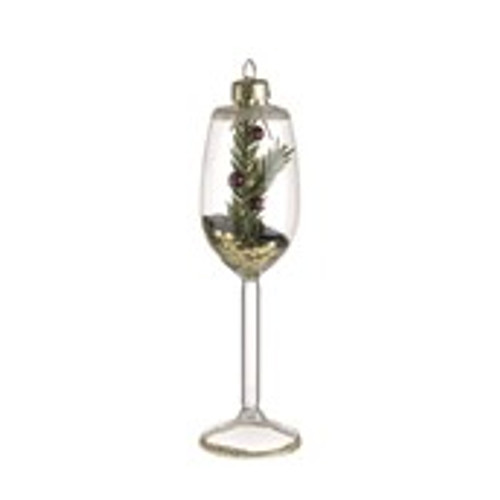 Glass Goblet Ornament 14x4Cm Glass Goblet Ornament 14x4Cm