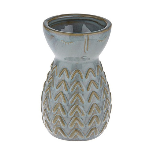 Eve Face Vase Duckegg 16Cm