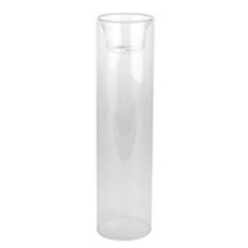 Glass Long Tealight Holder 29.8cm