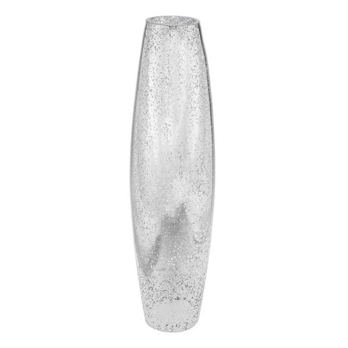 Glass Silver Dapple Vase 40