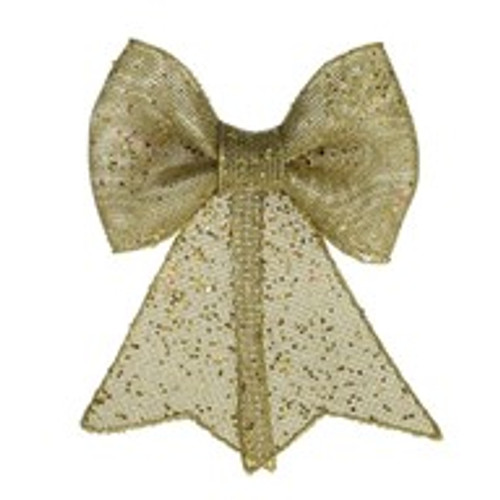 Glitzy Bow Gold 24Cm