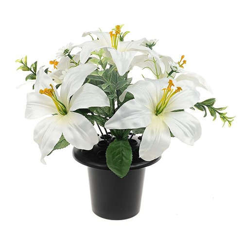 Grave Arrangement Tiger Lily 29Cm