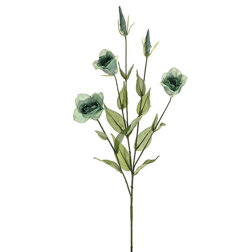 Olivia Lisianthus Spray Green 78Cm