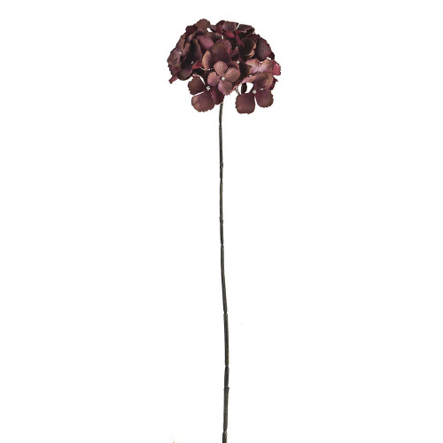 Hydrangea  Single Spray Claret 61Cm Hqn