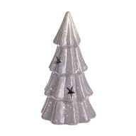 Ceramic Tree Grey With Led 21.5Cm Crf