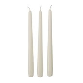 Candle Taper 250/23 Wht X12 8H