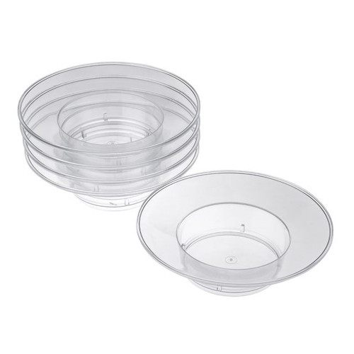 Plastic Bowl Rampside Clear X5