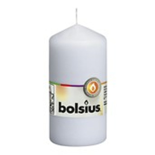 Bolsius Pillar Candle White (120/58 mm)