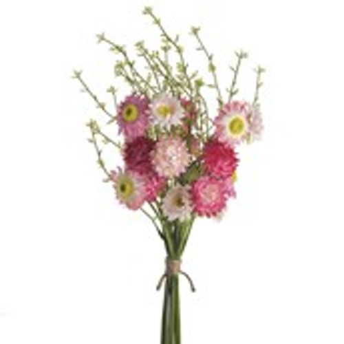 STRAWFLOWER BUNDLE PINK 40CM STRAWFLOWER BUNDLE PINK 40CM