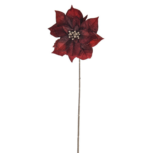 Poinsettia Single Red 56Cm