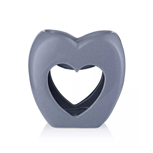 Ava May Grey Heart Shaped Burner in FSC Box - FSC Mix Credit