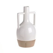 White Vase With Sandy Glaze 14.2Cm X 14.2Cm X 27.8Cm