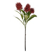 Artificial Skimmia Spray Red 60 cm