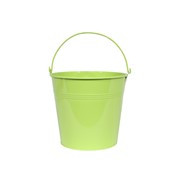 Bucket Zinc Lime 15cm High