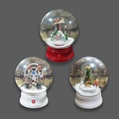 Snow Globe 3 Assorted Designs 25cm LED Light (Batteries Not Included