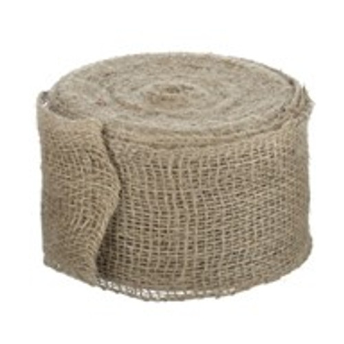 Jute Ribbon Natural 10Cm X 25M