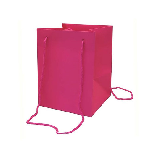 Hand Tie Bag Cerise 19x25cm