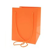 Hand Tie Bag Orange 19x25cm