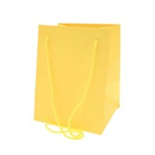 Hand Tie Bag Yellow 19x25cm