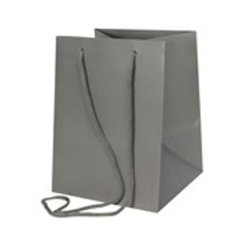 Hand Tie Bag Dark Grey 19x25cm