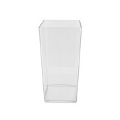 Clear Acrylic Sqr Vase (Dia14.5 x H30cm)