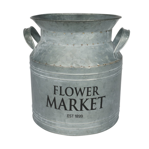 Flower Market Milk Churn - 23 x 20cm
