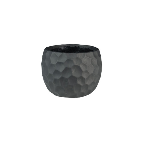 Vogue Black Honeycomb Pot - H9cm x Dia12cm