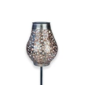 Solar Metal Lantern on a Stake
