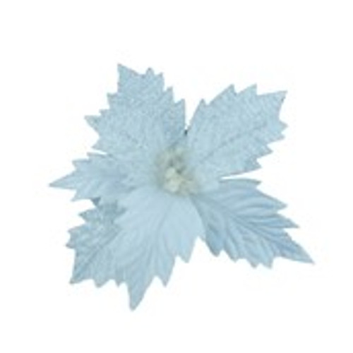 Christmas Flower White D28xH30cm