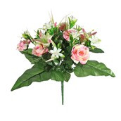 Pembroke Rose Starflower Mixed Posy - Pink