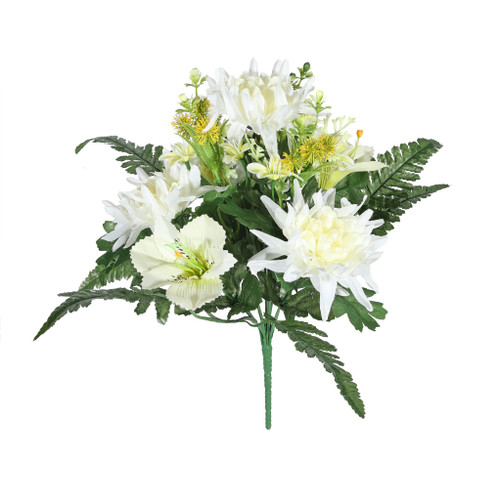 Pembroke Rose Alstro Mixed Bunch - Cream